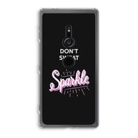 Sparkle quote: Sony Xperia XZ2 Transparant Hoesje - thumbnail