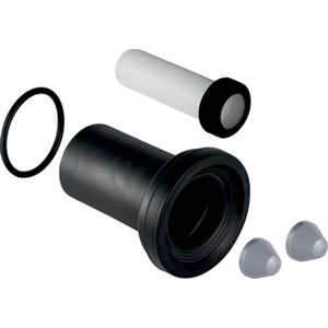 Geberit aansluitgarnituur PE 185mm afvoer 90mm toevoer 102mm 152404461