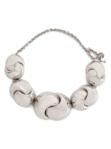 PUCCI collier ras-du-cou à design oversize - Argent