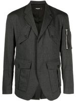 DSQUARED2 blazer à poches multiples - Gris - thumbnail