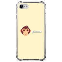 iPhone SE 2022/2020 | iPhone 8/7 Stevig Bumper Hoesje Monkey - thumbnail