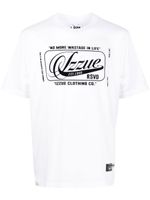 izzue t-shirt en coton à logo imprimé - Blanc - thumbnail