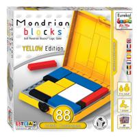 Ah!Ha Games logica-spel Mondriaan Blokken geel 56 delig