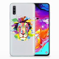 Samsung Galaxy A70 Telefoonhoesje met Naam Lion Color