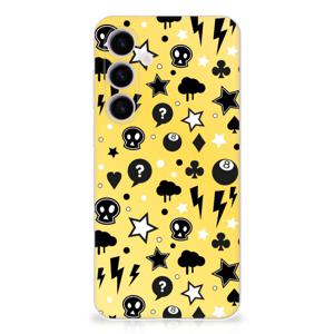 Silicone Back Case Samsung Galaxy S24 Plus Punk Geel