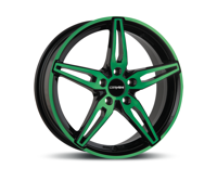 Carmani 14 Paul neon green polish