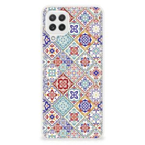 Samsung Galaxy A22 4G | M22 TPU Siliconen Hoesje Tiles Color