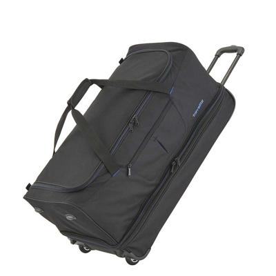 Travelite Basics Wheeled Duffle 55 Expandable black Handbagage koffer Trolley Travelite Basics Wheeled Duffle 55 Expandable black Handbagage koffer Trolley