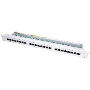 VALUE Cat.5e (Class D) 19-Patchpanel, 24P, afgeschermd, grijs