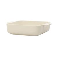 Villeroy & Boch Clever Cooking Vierkante Bakschaal, 21 x 21 cm, Premium Porselein, Wit