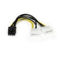 StarTech.com 15cm LP4 naar 8-pins PCI Express Videokaart Voeding Verloopkabel