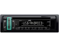 JVC KD-T401 1DIN Autoradio-CD/USB, USB 2.0 poort en AUX-ingang vooraan