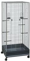Voltrega Voliere 420 - Vogelkooi - Grijs - 65 x 54 x 150 cm