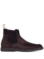 Santoni bottines chelsea en daim - Gris