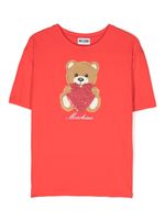 Moschino Kids t-shirt à motif Teddy Bear - Rouge