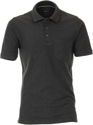 Casa Moda Sport Poloshirt Antraciet Borstzak Regular Fit Casa Moda Sport Poloshirt Antraciet Borstzak Regular Fit