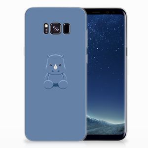 Samsung Galaxy S8 Plus Telefoonhoesje met Naam Baby Rhino