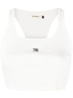 MISBHV The M logo-embroidered top - Blanc