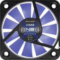 NoiseBlocker BlackSilent XM-2 PC-ventilator Zwart, Blauw (transparant) (b x h x d) 40 x 40 x 10 mm - thumbnail