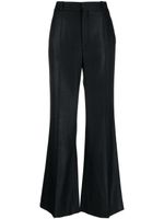 Chloé pantalon de tailleur évasé à plis creux - Noir - thumbnail