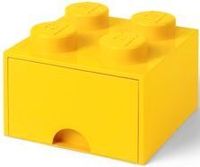 Room Copenhagen LEGO Brick Drawer 4 Geel opbergdoos