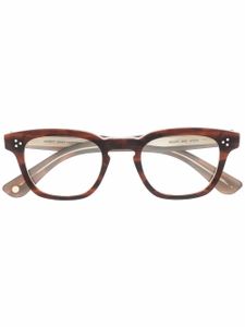 Garrett Leight lunettes de vue Regent à monture carrée - Marron