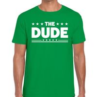 The Dude fun t-shirt groen voor heren 2XL  - - thumbnail