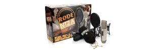 RODE Microphones NT2-A Studiomicrofoon Zendmethode:Kabelgebonden Incl. shockmount, Incl. kabel XLR Kabelgebonden