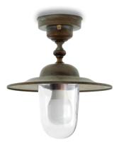 Moretti Luce Landelijke hanglamp Casale S - verouderd messing 1363.T.AR - thumbnail