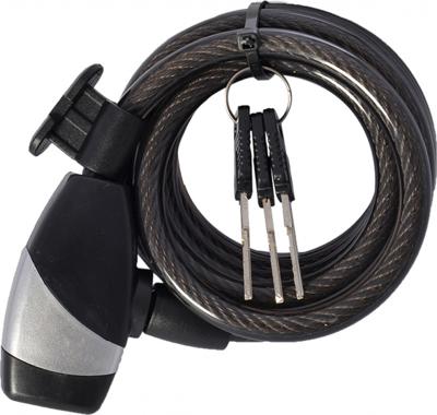 OXC kabelslot Key Coil 12 1500 x 12 mm zwart/grijs