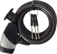 OXC kabelslot Key Coil 12 1500 x 12 mm zwart/grijs