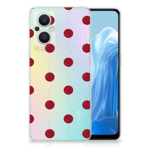 OPPO Reno8 Lite Siliconen Case Cherries