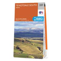 Wandelkaart - Topografische kaart 331 OS Explorer Map Teviotdale South | Ordnance Survey