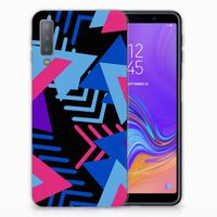 Samsung Galaxy A7 (2018) TPU Hoesje Funky Triangle