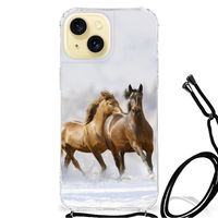 Apple iPhone 15 Case Anti-shock Paarden