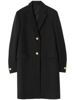 Burberry manteau à simple boutonnage - Noir