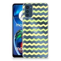 Motorola Moto E32/E32s TPU bumper Waves Yellow - thumbnail