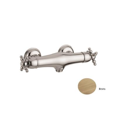 Douchekraan Opbouw Sanimex Giulini Thermostatisch Kruisgreep HoH 15 cm Brons Sanimex Douchekraan Opbouw Sanimex Giulini Thermostatisch Kruisgreep HoH 15 cm Brons Sanimex