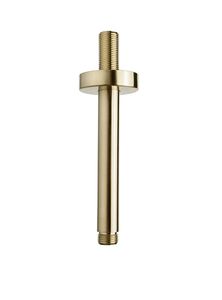 Mueller Gold douchearm plafondbevestiging 15cm geborsteld messing