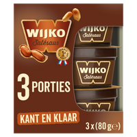 Wijko Satesaus kant en klaar 3 x 80g bij Jumbo