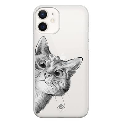 iPhone 12 transparant hoesje - Peekaboo