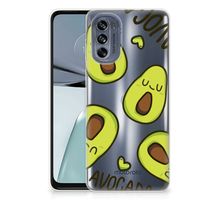 Motorola Moto G62 5G Telefoonhoesje met Naam Avocado Singing - thumbnail