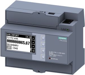 Siemens 7KM2200-2EA40-1JA1 Digitaal DIN-railmeetapparaat