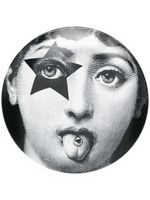 Fornasetti assiette décorative en céramique T&V - Blanc - thumbnail