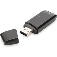 Digitus USB 2.0 Zwart geheugenkaartlezer