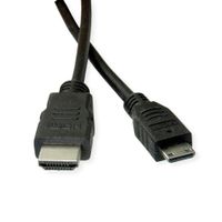 ROLINE GREEN HDMI High Speed Kabel met Ethernet, HDMI male - Mini HDMI male, 2 m - thumbnail