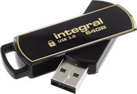 Integral 360 Secure USB 3.0 stick, 64 GB