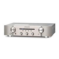 Marantz PM6007 Versterker, Geïntegreerde Versterker met Digitale Connectiviteit, Analoge Coaxiale en Optische Ingangen, 2x 45 Watt, Hoogwaardige DAC, D/A Conversie voor Digitale Input - Zilver Goud