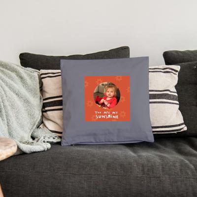 Kussensloop bedrukken - Liefde - Lichtgrijs - 40x40cm