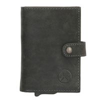 Hide en Stitches Portemonnee met Safety Wallet RFID Idaho Zwart